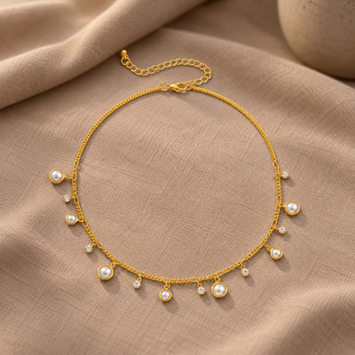 Baroque Pearl Heart Pendant Necklace
