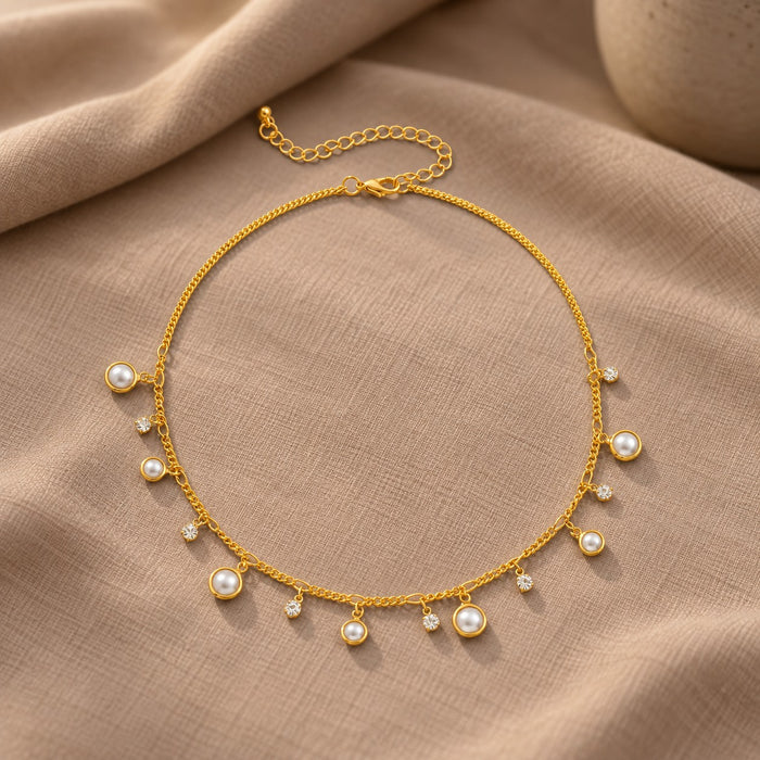 Baroque Pearl Heart Pendant Necklace
