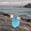 Blue Starfish Pendant Necklace 1