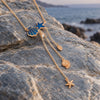 Blue Shell and Starfish Necklace 1