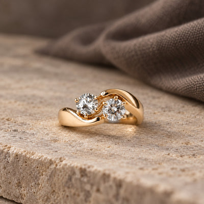 Zirconia Gold Ring