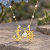 Starfish and Anchor Necklace 1