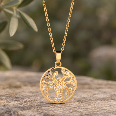 Tree of Life Medallion Necklace