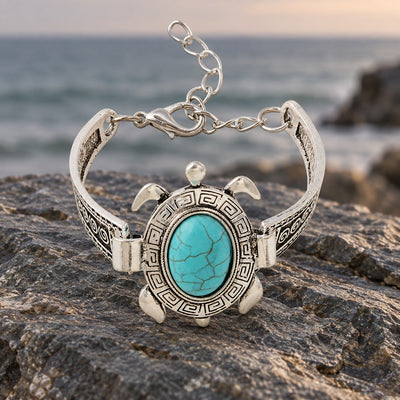 Turquoise Sea Turtle Bracelet