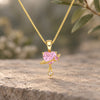 Zircon Heart Pendant Necklace 1