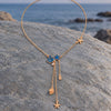 Blue Shell and Starfish Necklace 3