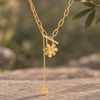 Four Leaf Clover Lariat Necklace 2
