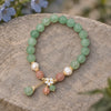 Green Crystal Charm Bracelet 2