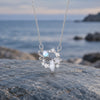 Kitten and Blossom Pendant Necklace 2