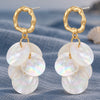 Pearl Shell Petal Earrings 2