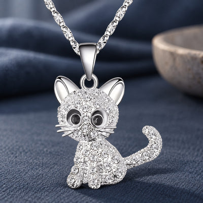 Colorful Cat Necklace