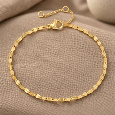 Dainty Gold Chain Bracelet