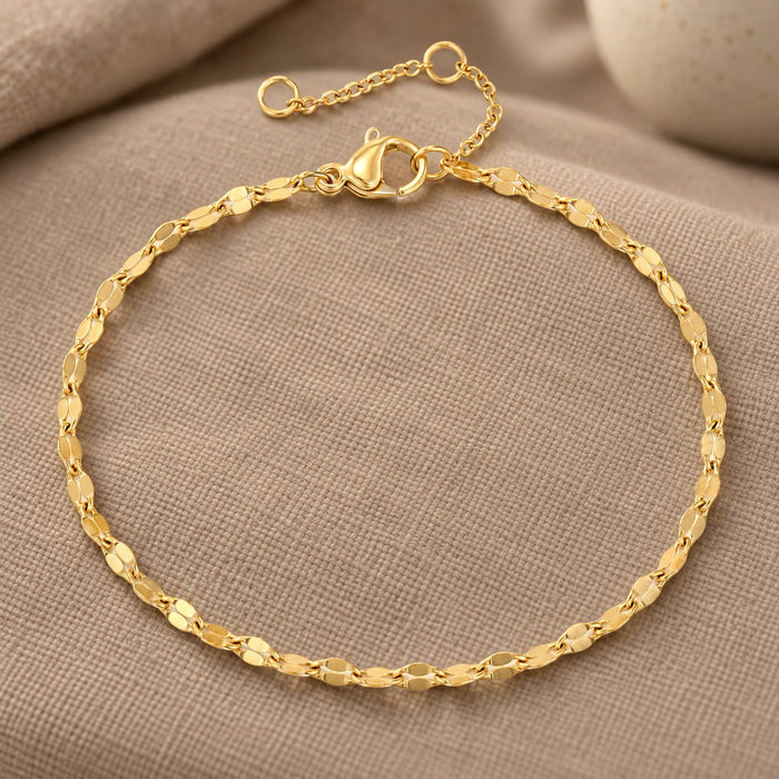 Dainty Gold Chain Bracelet