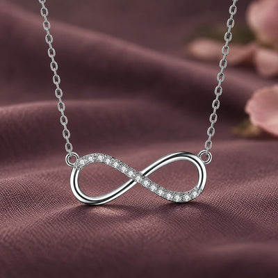 Delicate Infinity Pendant Necklace