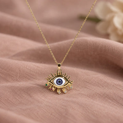 Evil Eye Zircon Necklace