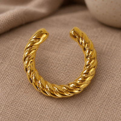 Gold Rope Ear Cuff