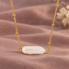 Long Baroque Pearl Necklace 1
