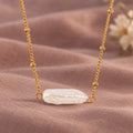 Long Baroque Pearl Necklace