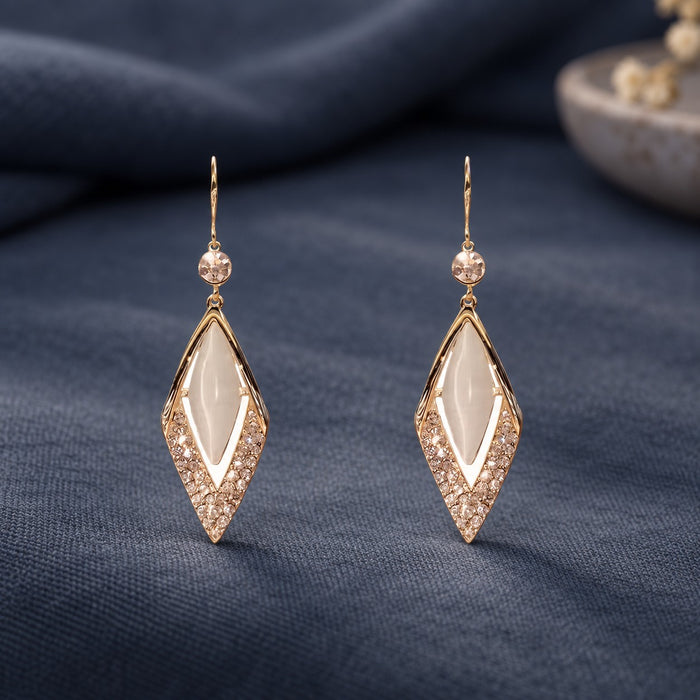 Opal Marquise Drop Earrings