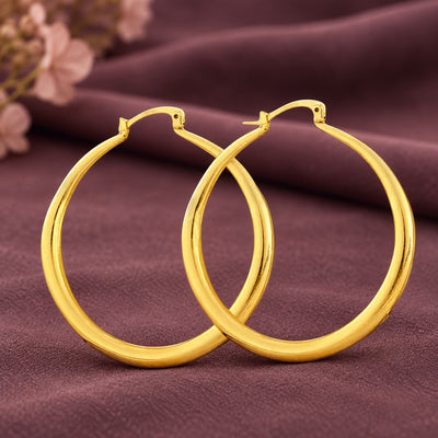 Oversized Glossy Hoop Earrings